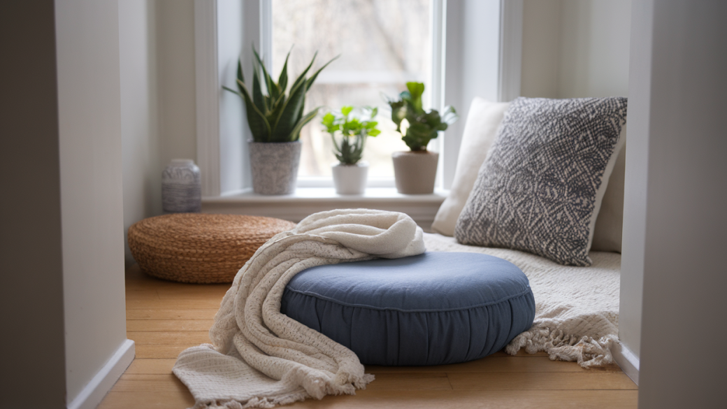 Comment créer un espace de méditation tranquille après des travaux de rénovation ?